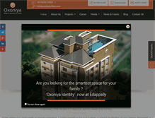 Tablet Screenshot of oxoniyabuilders.com